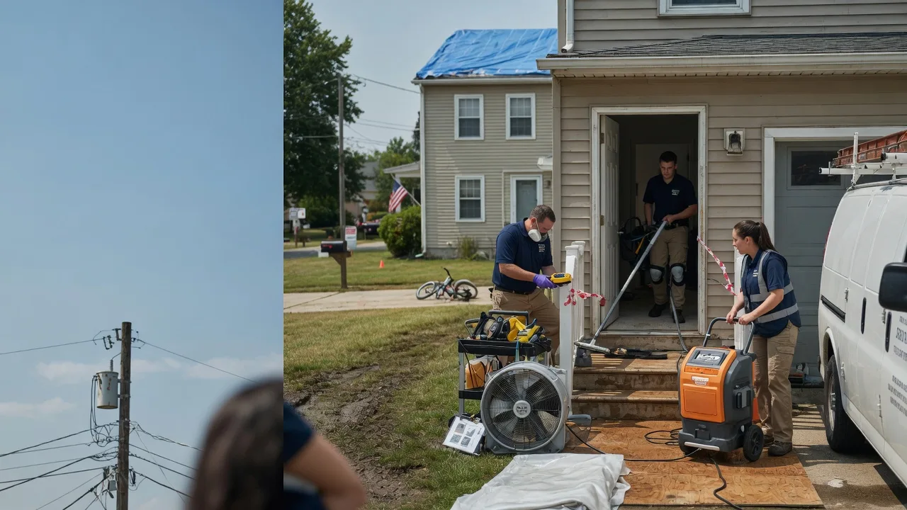 Water Damage Repair in Tracys Landing, MD near me